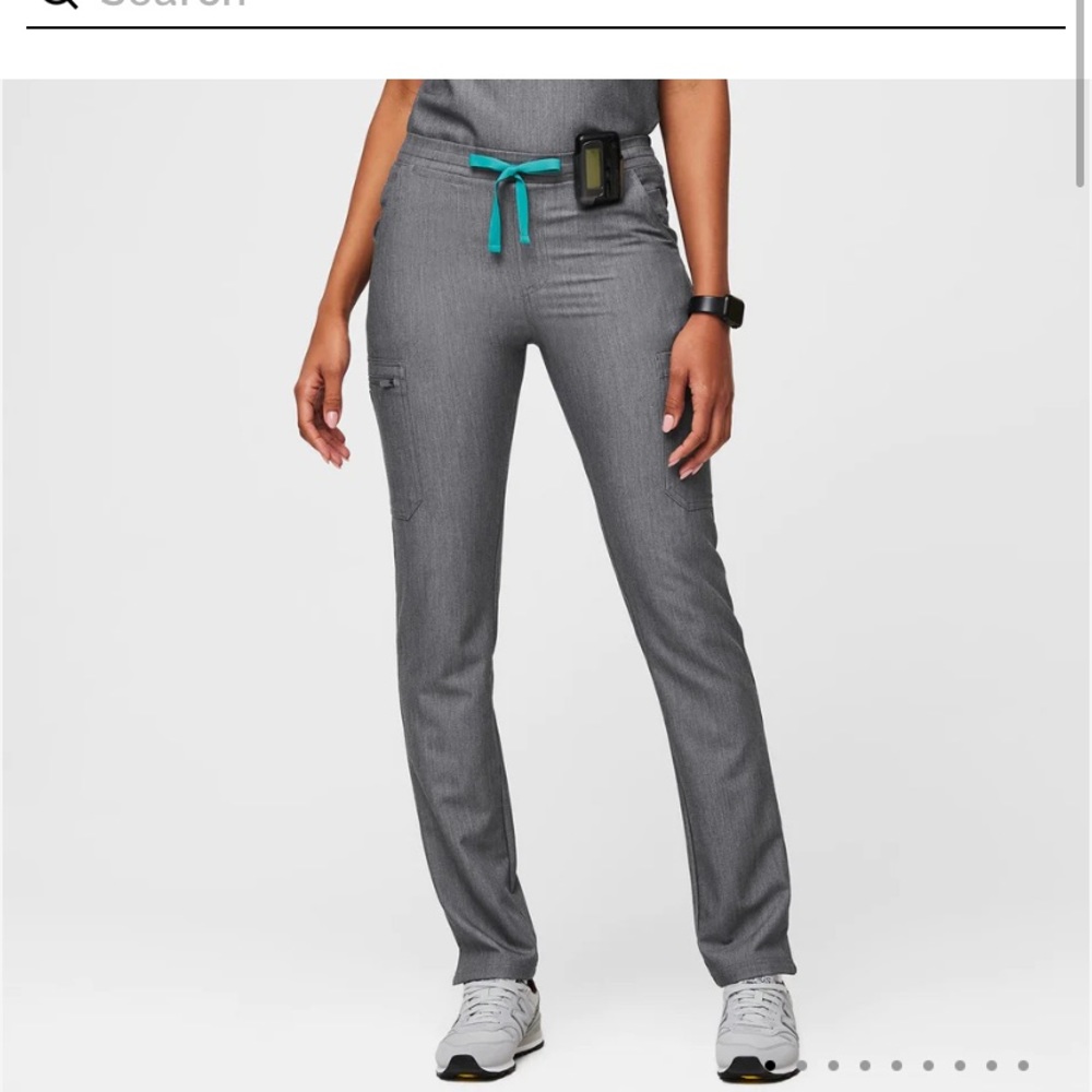 Fig high waisted yola skinny graphite - Large/ Tall